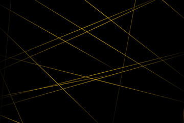 Abstract black with gold lines, triangles background modern design. Vector illustration EPS 10.