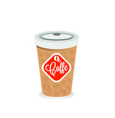 Coffee to go paper cup