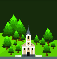 Fototapeta premium Church Catholic church