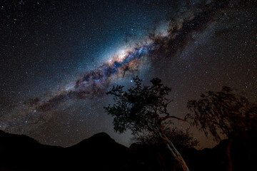 Milky Way seen from Naukluft Mountains, Namibia