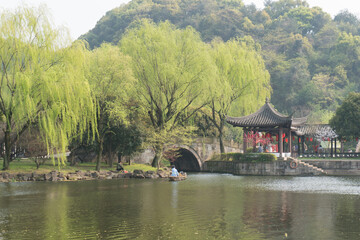 Fototapeta na wymiar 中国　東湖の景色