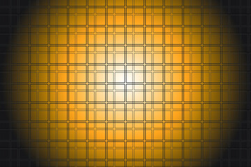 Halftone background with circle and blue gradient