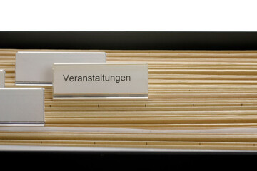 Hängemappen: Veranstaltungen