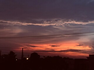 Sunset in Lahore
