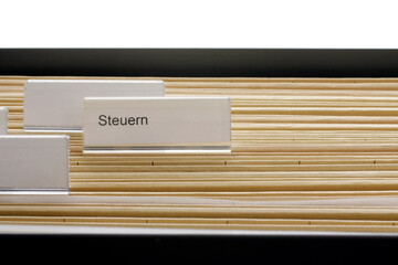 Arbeitsmappe / Hängemappe Steuern