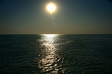 Sunset over the Black sea
