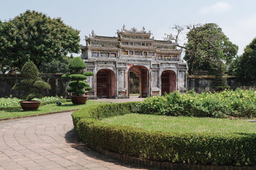 Cua Tho Chi Gate at the Imperial Citadel, Vietnam