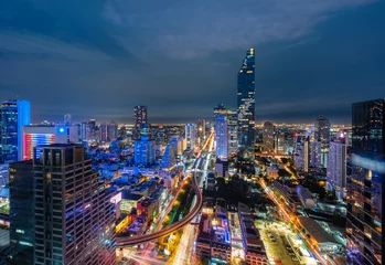 Foto op Plexiglas bangkok city landscape © boygek