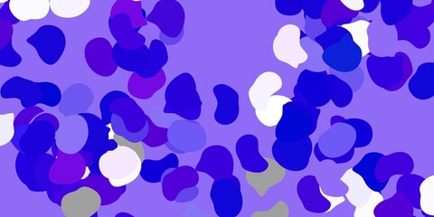 Light blue, red vector pattern with abstract shapes.