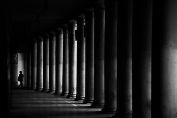 columns in the city