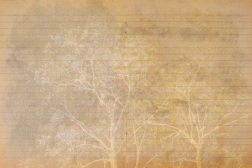 Fototapeta premium Grunge old page from notebook background