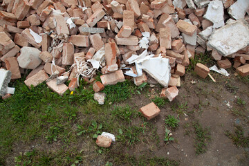 Baumischabfall wilte Ablagerung