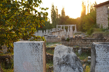 Anatolia ancient greek ruins aphrodisias