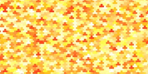 Light Red, Yellow vector background with rectangles. Rectangles with colorful gradient on abstract background. Pattern for commercials, ads.