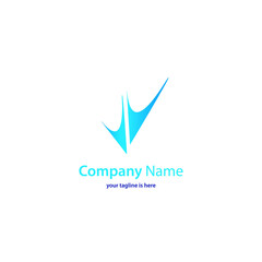 simple modern elegant logo of company