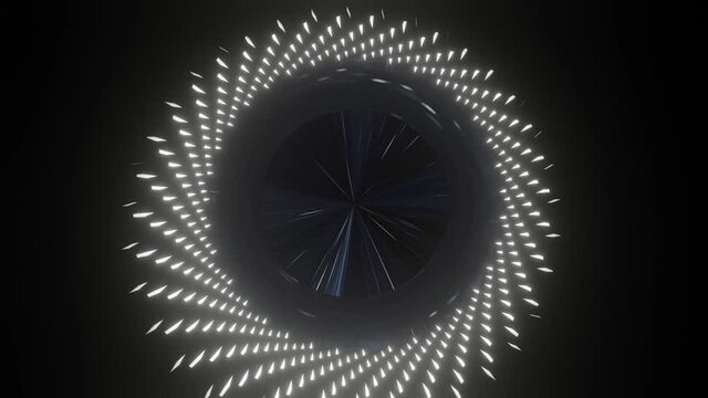 3d render, inter dimensional time travel spiral or worm hole scifi concept of string theory multiple timelines
