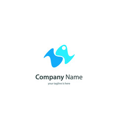 simple modern elegant logo of company