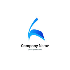 simple modern elegant logo of company