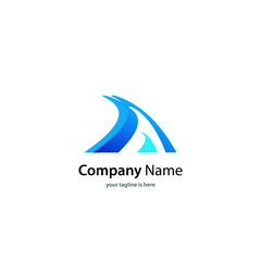 Obraz na płótnie Canvas simple modern elegant logo of company