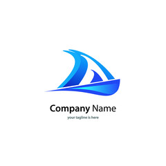 simple modern elegant logo of company