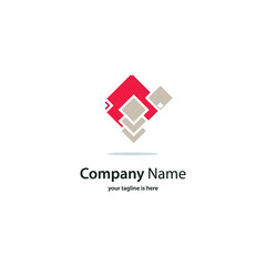 simple modern elegant logo of company