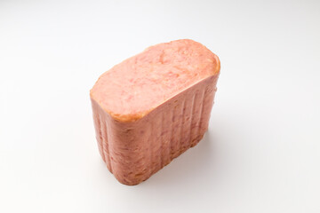 Pork ham on white background