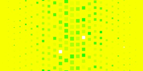 Dark Green, Yellow vector layout with lines, rectangles. Colorful illustration with gradient rectangles and squares. Pattern for commercials, ads.