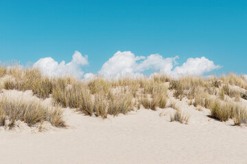 The dunes in Elafonisos island come with a nice view of the Greek blue sky.