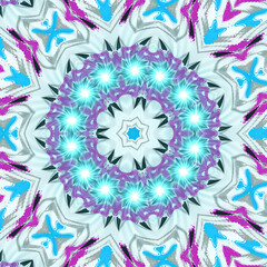 Abstract ancient geometric mandala graphic design digital art backgrounds