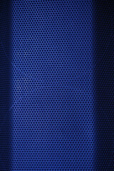Speaker grill texture, blue and black. Great background for advertising and design