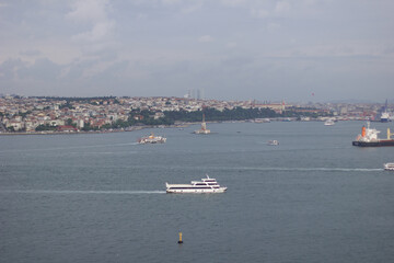 Fototapeta na wymiar Bosphorus Sea view İstanbul