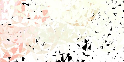 Obraz premium Dark pink, red vector backdrop with triangles, lines.