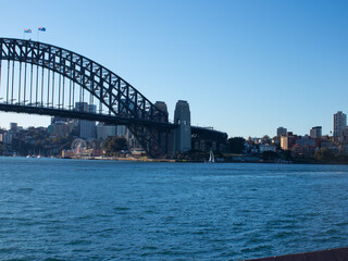 view of Sydney Harbour NSW Australia 