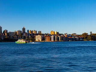 view of Sydney Harbour NSW Australia 
