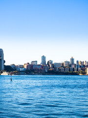 Fototapeta na wymiar view of Sydney Harbour NSW Australia 