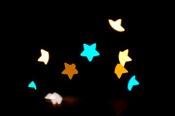 Sterne unscharf als Hintergrund