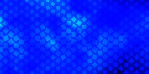 Dark BLUE vector backdrop with rectangles. New abstract illustration with rectangular shapes. Pattern for websites, landing pages.