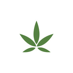 Canabis Logo Template vector