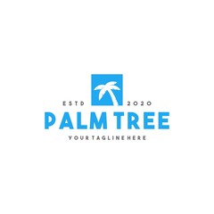 Professional palm tree logo design