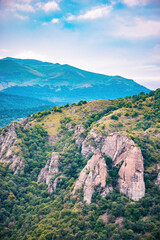 view from the top of the mountain