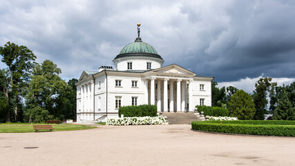 The palace in Lubostron, Poland