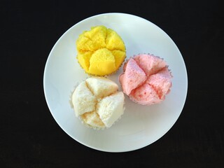 cupcake on a white plate