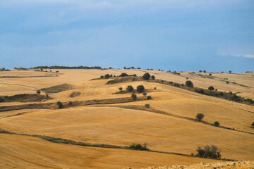 Obraz premium Beautiful landscape views. Every color of nature is available at sunset