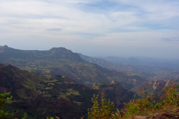 Naklejka premium Simien mountains, Ethiopian highlands