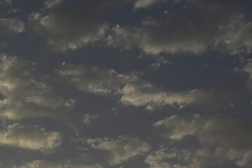 The Dark Blue cloud on the sky.