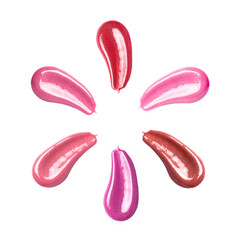 Lip gloss isolated on white 