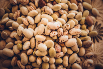 Haricot bean close background with high resolution