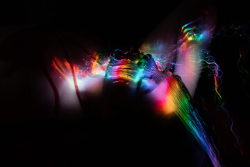 lightpainting portrait, new art direction, long exposure photo without photoshop, light drawing at long exposure, creative art	

