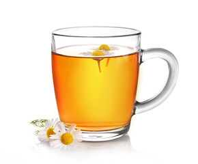 Healthy chamomile herbal tea