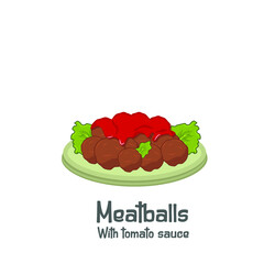 meatballs with tomato sauce